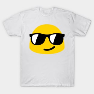 Coolface Sunglasses Face Emoticon T-Shirt